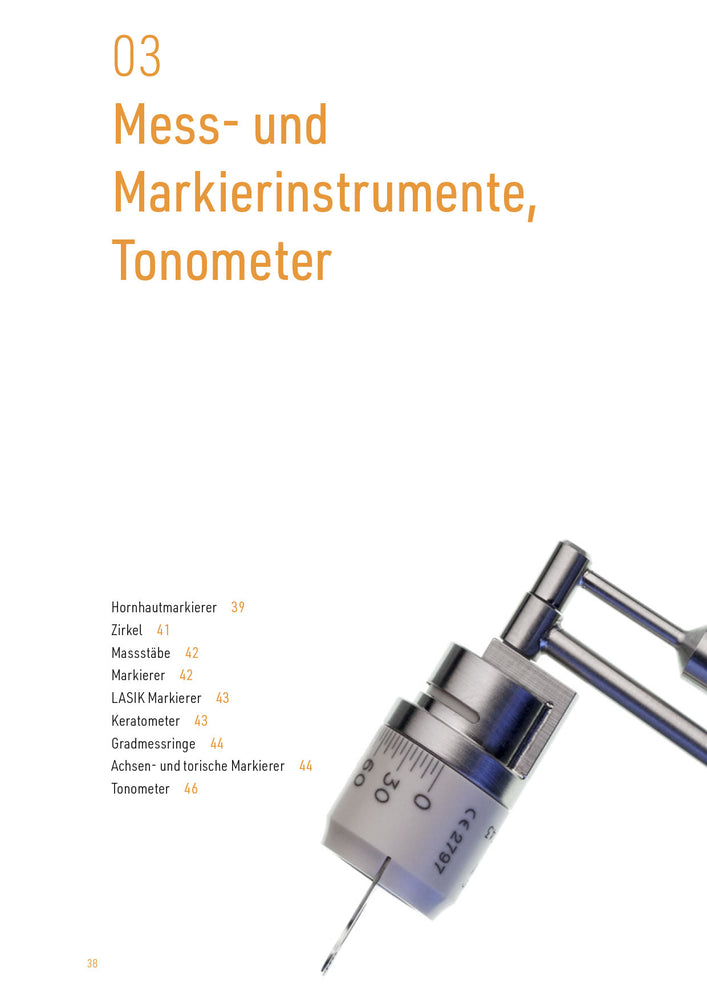 Calipers, Markers, Measuring Instruments, Tonometer