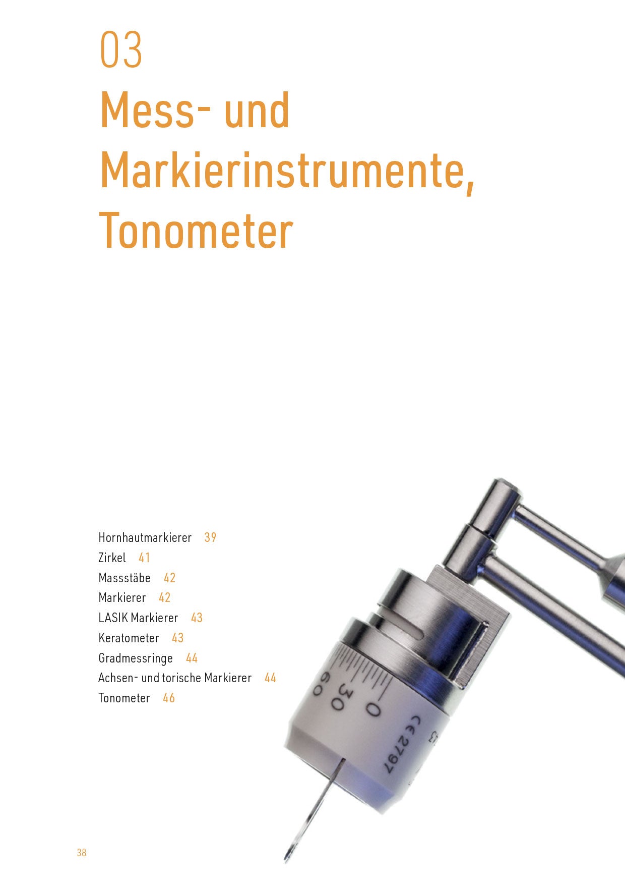 Calipers, Markers, Measuring Instruments, Tonometer