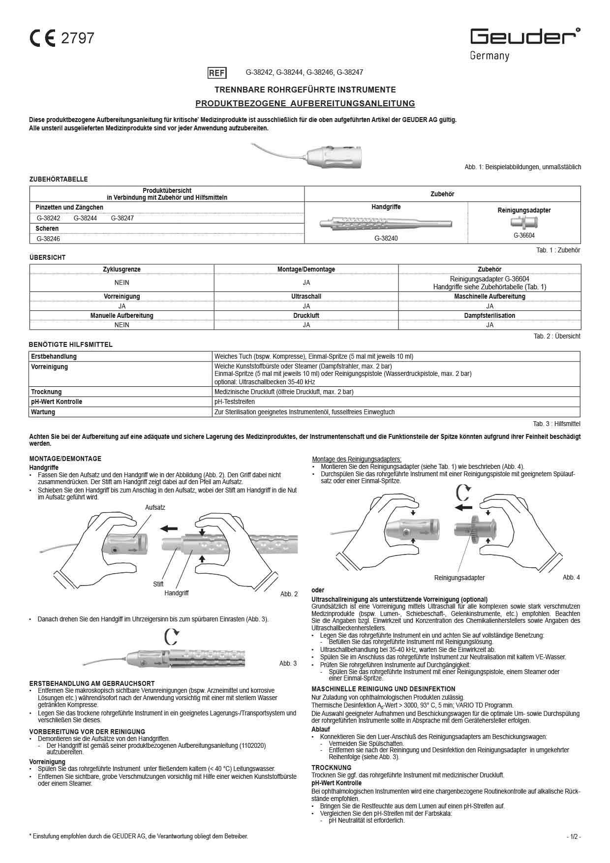 1102017C PA-separable tube guided instruments