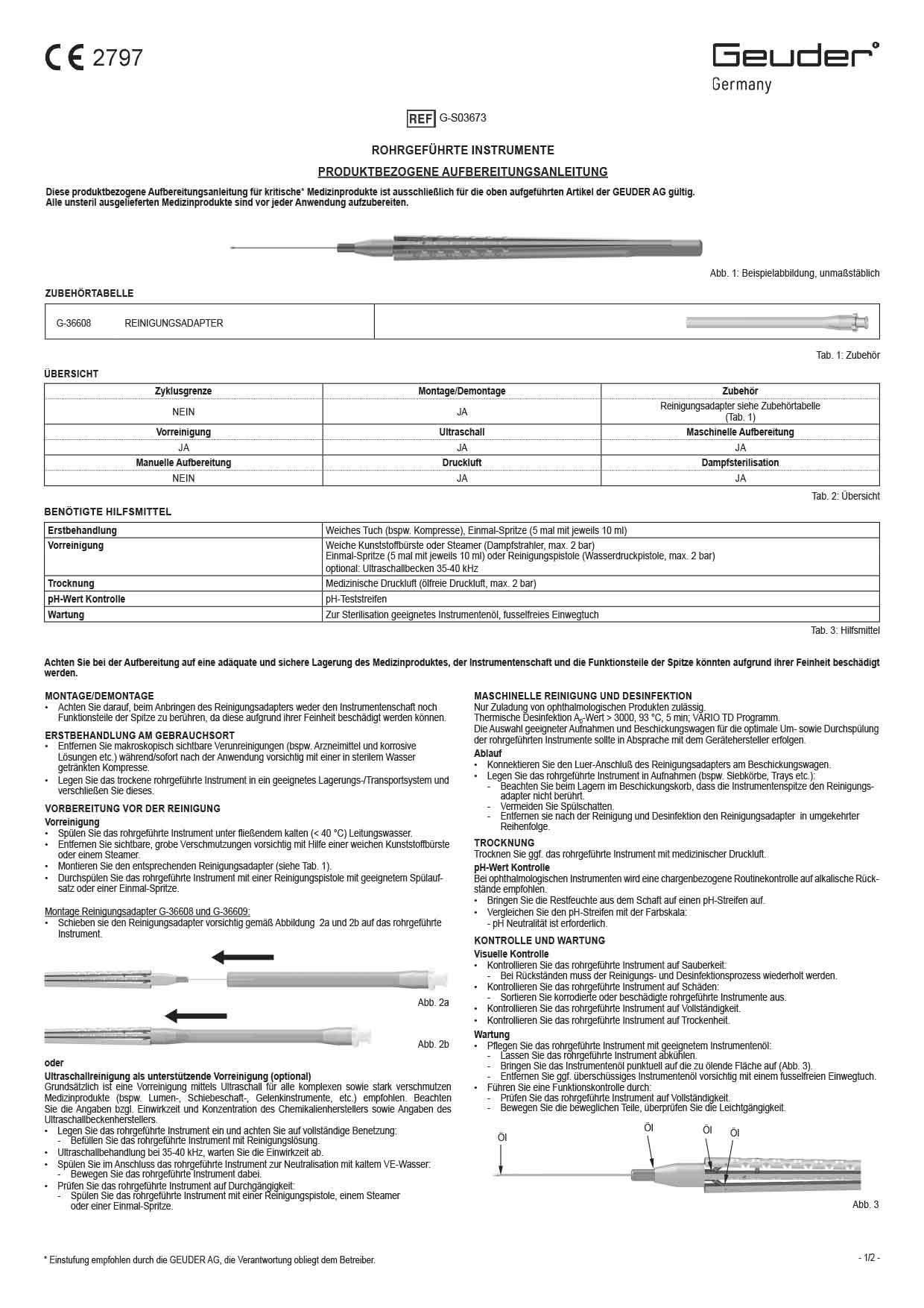 1102069A PA-S03673 Tube guided Instruments