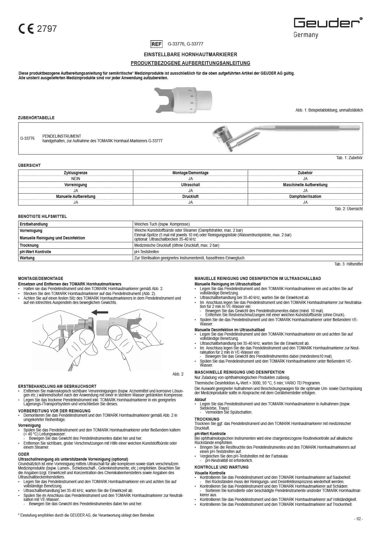 1102186B PA-Einstellbare Hornhautmarkierer