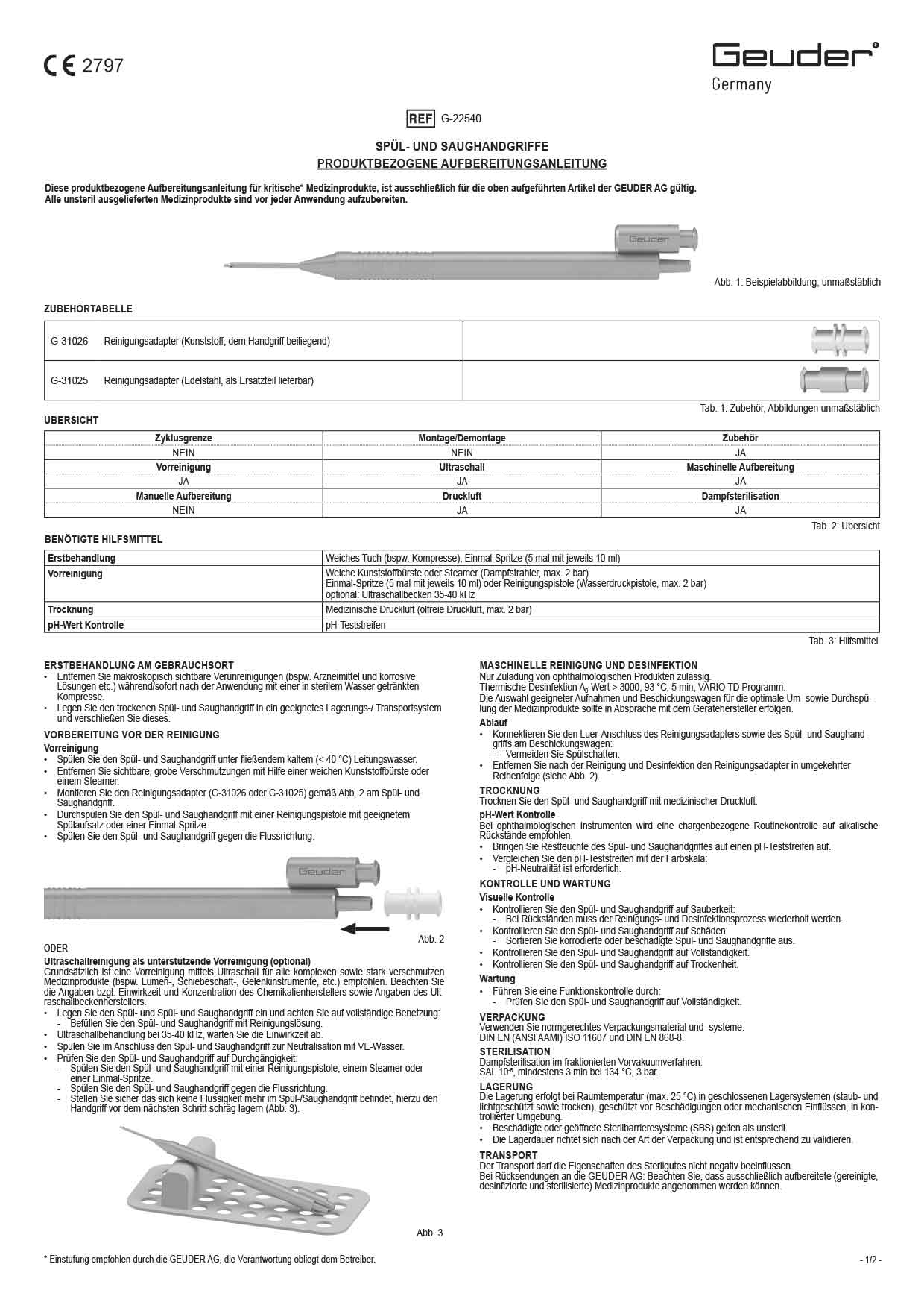 1102198B PA-Spül- und Saughandgriffe