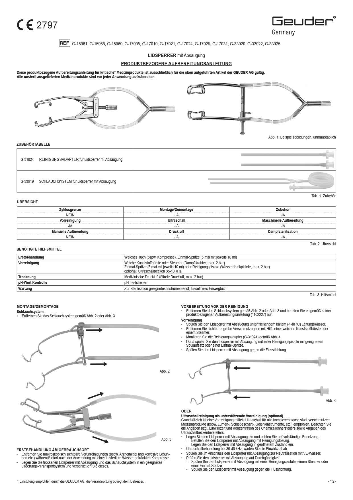 1102230C PA-Lidsperrer mit Absaugung