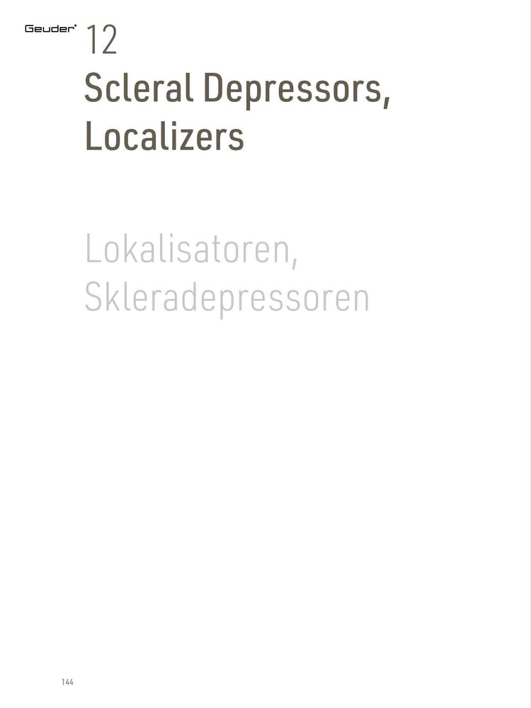 Lokalisatoren, Skleradepressoren