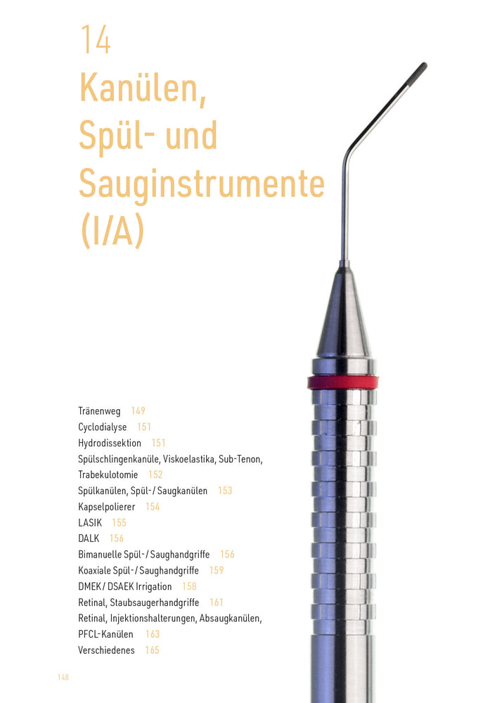 Cannulas, I/A Instruments