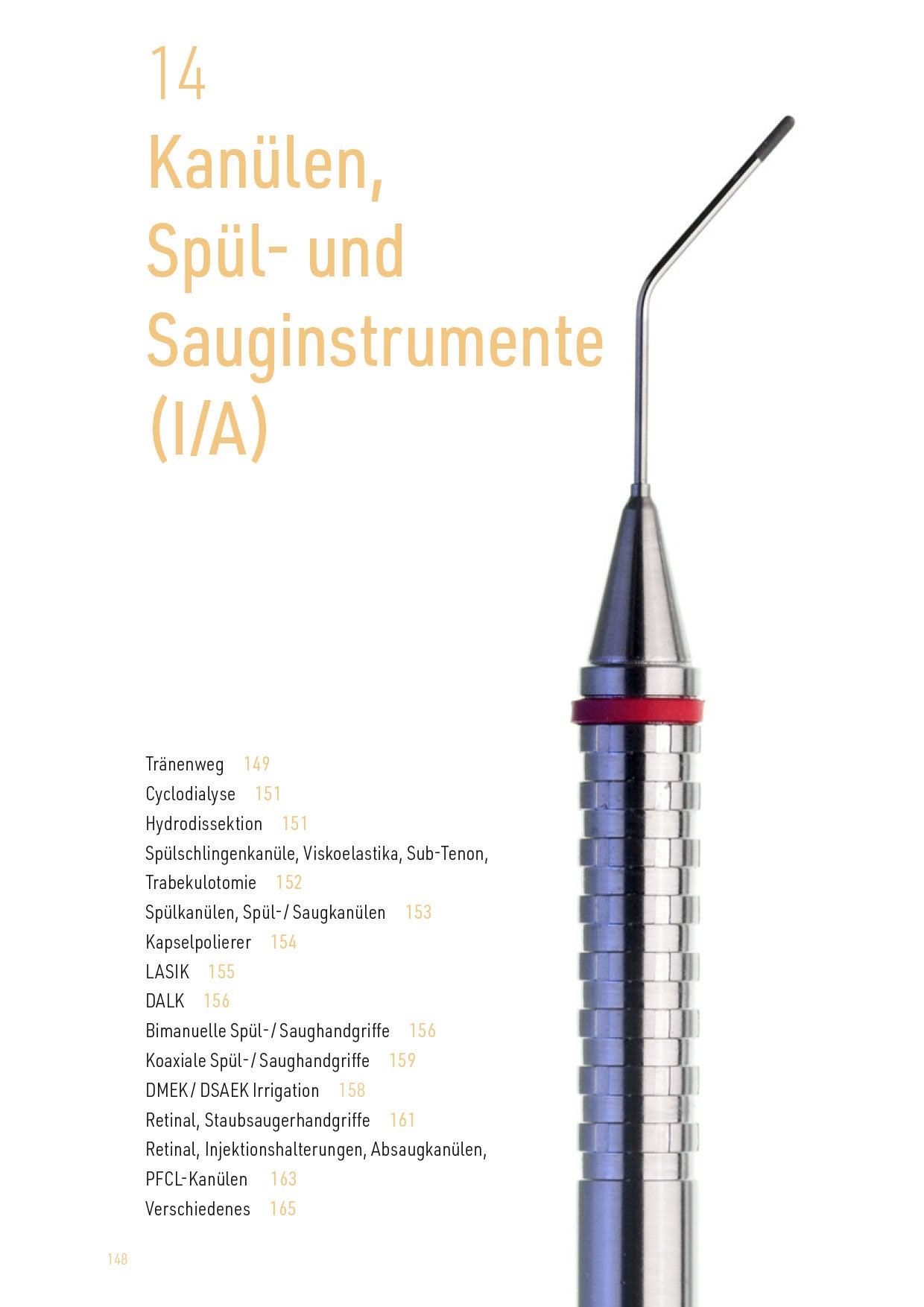 Cannulas, I/A Instruments